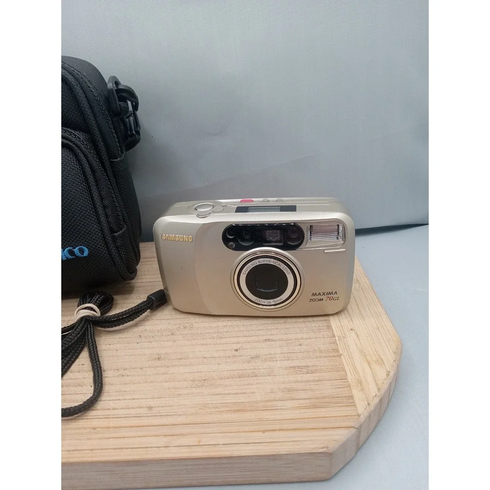 Samsung Maxima 80GL‎ 35mm Point & Shoot Film Camera FEW BLEMISHES Tested Works